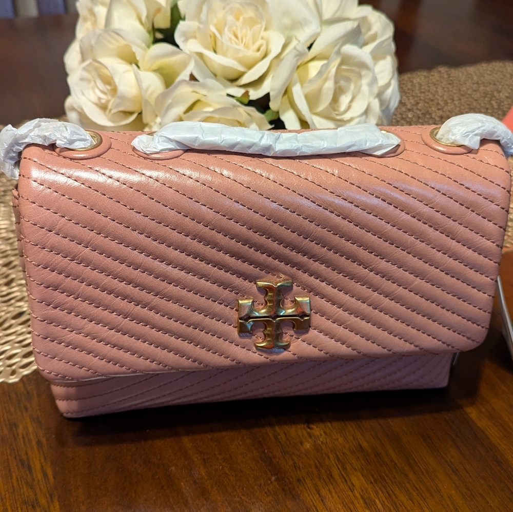 Tory Burch Kira Moto Quilt Small Convertible Shoulder Bag